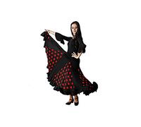 Costumizate! Jupe de flamenco pour femme, rouge, M