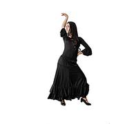 Costumizate! Jupe Double Volant Jupe d'essai avec Double Volant pour Femme Adulte Tailles Différentes, Noir , XXL