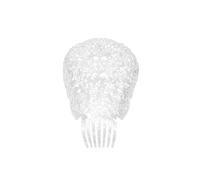 Costumizate Peigne à cheveux pour marraine et Pâques en méthacrylate 28 cm x 20 cm Disponible en plusieurs couleurs Idéal pour les événements formels et les fêtes traditionnelles Blanc