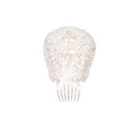 Costumizate Peigne à cheveux pour marraine et Pâques en méthacrylate 28 cm x 20 cm Plusieurs couleurs Pour événements formels et fêtes traditionnelles Crème clair