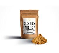 Costus Indien en poudre - Qust Al-Hindi - Produit 100% naturel aux multiples vertus. Sachet refermable de 250g - Format économique - Manelya