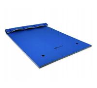 COSTWAY 270x180cm Hamac à eau Chaise longue à eau 300kg Tapis flottant Île de natation Bleu