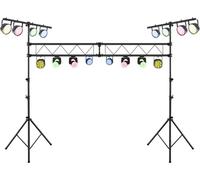 COSTWAY 350cm de long Lampensaktiv 180-360cm réglable en hauteur avec des barres en T rétractables jusqu'à 100kg