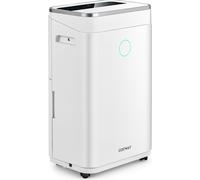 COSTWAY 3in1 Déshumidificateur 25L/jour jusqu'à 30㎡, déshumidificateur y compris réservoir d'eau 6,5L, vidange automatique, minuterie 24H, protection anti-débordement, 42dB, déshumidificateur