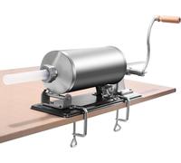 COSTWAY 4,8L remplisseur de saucisses, machine à saucisses incl. 4 tubes de remplissage en acier inoxydable, seringue à saucisses, machine à remplir les saucisses