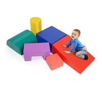 6pcs blocs de construction en mousse coloré jouets éducatifs pour développer les capacités motrices des bébés,fait en PU+EPE