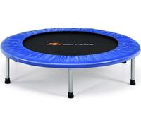 COSTWAY φ97cm Mini trampoline, Trampoline de fitness pliable, Trampoline pour enfants jusqu'à 150kg de charge, Trampoline de jardin, Trampoline d'intérieur et d'extérieur pour enfants et adultes