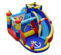 Costway Aire de jeux gonflable 6-en-1 pour enfants 360 x 290 x 200 cm