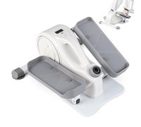 COSTWAY Appareil Elliptique de Bureau Portable avec Écran LCD (Blanc)