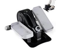 COSTWAY Appareil Elliptique de Bureau Portable avec Écran LCD (Noir)
