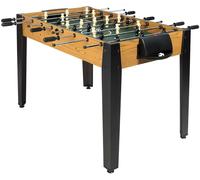 COSTWAY Baby-foot de compétition, table de baby-foot pour adultes et enfants, table de jeu avec 2 balles, baby-foot pour salle de jeux, bars et soirées, 122 x 61 x 79cm