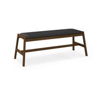 COSTWAY Banc d'Entrée, Bout de Lit pour Chambre en Bois d'Hévéa, Banc avec Siège Rembourré, pour l’Entrée, Chambre, Salon, Salle à Manger, Capacité 150 kg, 48 x 127 x 47,5 cm