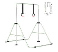 COSTWAY Barre de Gymnastique Enfants Extensible et Réglable | Barre Horizontale Pliante, Hauteur Ajustable, Équipement d'Entraînement de Gym