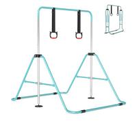 COSTWAY Barre de Gymnastique Enfants Extensible et Réglable | Barre Horizontale Pliante, Hauteur Ajustable, Équipement d'Entraînement de Gym