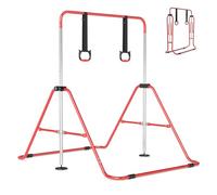 COSTWAY Barre de Gymnastique Enfants Extensible et Réglable | Barre Horizontale Pliante, Hauteur Ajustable, Équipement d'Entraînement de Gym