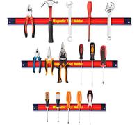 COSTWAY Barre magnétique Barre d'outils Support d'outils magnétique Support d'outils 3 x 46cm