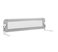 COSTWAY Barrière de Lit Pliable pour Bébé/Enfant 150x52CM en Tissu Oxford Angle 0°-180°avec Mousse Souple, Trous Pré-percés Gris
