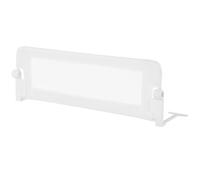 COSTWAY Barrière de Lit Pliable pour Bébé/Enfant Barre de Lit Rabattable avec Mousse Souple, Trous Pré-Percés Barrière de Protection Bébé Chambre à Coucher (Blanc, 120 x 42,5 CM)