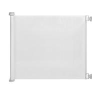 COSTWAY Barrière de Sécurité Extensible Enfant à 140CM Porte Rotative à 180° en Métal Système de Verrouillage à une Main Blanc