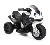 COSTWAY BMW Moto Electrique 6V Enfants à 3 Roues avec Phare Lumineux & Musiques, Roues Antidérapantes, Siège Confortable, Charge 20kg pour Garçons et Filles 18-36 Mois (Noir)…