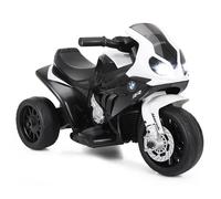 COSTWAY BMW Moto Electrique pour Enfants 6V/4Ah,3 Km/h avec Phare, Musiques 3 Roues 1,5-3 Ans Noir