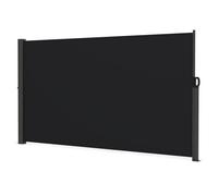 COSTWAY Brise-Vue Rétractable 3 x 1,6M - Store Latéral Extérieur avec Poignée - Écran d'Intimité Pliable pour Terrasse Patio Jardin