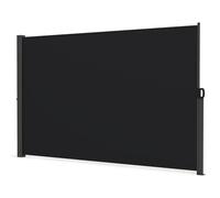 COSTWAY Brise-Vue Rétractable 3 x 1,8M - Store Latéral Extérieur avec Poignée - Écran d'Intimité Pliable pour Terrasse Patio Jardin