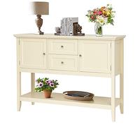 COSTWAY Buffet Cuisine, Buffet Salon 2 Armoires à Portes, 2 Tiroirs, Étagère de Rangement, Meuble Console pour Salon, Entrée, 117 x 38 x 86,5 cm