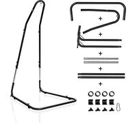 COSTWAY Châssis pour chaises suspendues capacité de charge 150kg, Châssis pour chaises suspendues en métal, Support pour chaises suspendues, Châssis pour chaises suspendues hauteur réglable 195-235cm