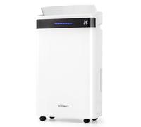 COSTWAY Déshumidificateur Mobile 28,5L/Jour pour 35 M², Déshumidificateur Silencieux avec 4 Modes Indicateur 3 Couleurs Minuterie 24 H Drainage Auto ou Manuel, pour Maison Sous-Sol