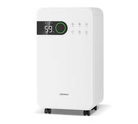 COSTWAY Déshumidificateur Portable 15L/Jour avec Réservoir d'Eau 2L | Déshumidificateur pour Pièces jusqu'à 10-15 m², 2 Vitesses Ventilation Minuterie 24H 3 Modes 2 Façons Drainage, pour Maison