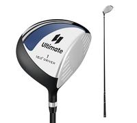 COSTWAY Driver de Golf pour Homme 460CC, Club de Golf Driver Individuel 10,5° avec Tête en Alliage d'Aluminium Manche en Graphite Grip en Caoutchouc Couvre-Tête, pour Droitiers