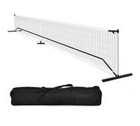 COSTWAY Filet de Pickleball Portable de 670 x 92 cm Tuyaux Métalliques, Filet Badminton Exterieur en Polyester avec Sac de Transport en Oxford, pour Intérieur/Extérieur