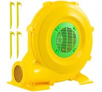 COSTWAY Gonfleur Électrique 850W avec Poignée Pratique & 4 Piquets de Sol, Pompe à Air Électrique avec Cordon 370cm & Couvercle en Maille, Souffleur d'air pour Château Gonflable & Toboggan