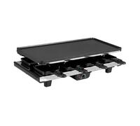 COSTWAY Grill à Raclette 1400w, Grill Électrique 2 en 1, 48 x 24 x 12 cm