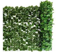 COSTWAY Haie Artificielle, Brise-Vue 150 x 300 CM Anti-UV, Grillage Vegetal Artificiel Feuillage réaliste PE, 10 Attaches Zippées