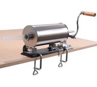 COSTWAY KC42159 machine à saucisses, remplisseuse de saucisses, incl. 4 tubes de remplissage, acier inoxydable - A