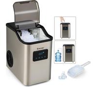 COSTWAY Machine à glaçons 24kg par jour Crushed Ice Maker, machine à glaçons avec pelle Timer, réservoir d'eau 2,5L, fonction autonettoyante