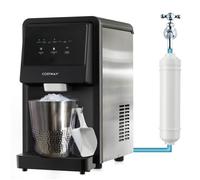 COSTWAY Machine à Glaçons de Pépites 27kg/24H 240W Compresseur R290 Filtre à Eau au Robinet Détection Infrarouge Auto-nettoyante