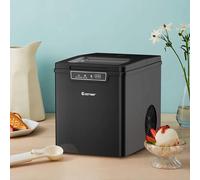 COSTWAY Machine à glaçons Ice Maker, machine à glaçons, machine à glaçons avec pelle à glaçons / 9 glaçons en 8 min / 12kg en 24h / réservoir d'eau de 1,85L / 35x25x29,5cm