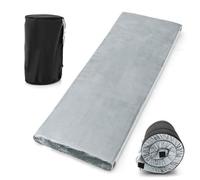 CostwayMatelas de Camping avec Mousse à Mémoire de Forme Étanche pas de Gonflage Sac de Rangement Portatif 183 x 62,5 x 6,5 cm Gris