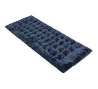 COSTWAY Matelas de Camping en Velours, 190 x 70 x 7 cm, avec 4 Sangles de Fixation Poche de Fixation de Lit, Voyages Randonnée,