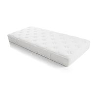 COSTWAY Matelas, Épaisseur 20 cm, Matelas Hybride en Mousse à Ressorts Ensachés Individuels, 7 Zones de Confort, Fermeté Moyenne, Soutien Parfait (90 x 200 cm)
