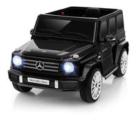 Costway Mercedes-Benz G500 - Voiture Électrique 12v/7 Ah - 4 Moteur, 3-7 Km/H, Télécommande 2.4g, Led, Mp3, Usb, 3 +Ans, Noir