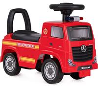 COSTWAY Mercedes Benz, Voiture de pompier avec lampe d'avertissement pour enfants à partir de 2 ans, rouge