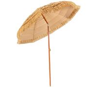 COSTWAY Parasol hawaïen - Diamètre : 175 cm - Pliable à 30 °C - Pour jardin, marché, terrasse - Pour jardin, balcon, plage