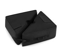 COSTWAY Pied de Parasol Sac Lestage, Poids de Base en Tissu Oxford, Remplissable de 40 kg de Sable, Ouverture Latérale & Poignées, Support pour Parasols Déporté et Droit Inclinable (Pentagone,Noir)
