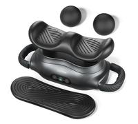 COSTWAY Pistolet de massage électrique, masseur manuel avec 3 têtes de massage, 3 modes, 3 intensités & minuterie, 2000mAh, masseur pour la relaxation musculaire
