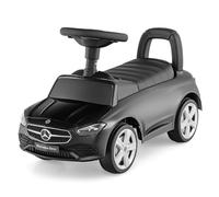 COSTWAY Porteur Enfant avec Volant & Klaxon & Son de Moteur, Voiture à Pousser Enfant avec Coffre à Jouets sous Siège, Dispositif Anti-basculement, Charge 25kg pour Enfants de 12-36 Mois (Noir)