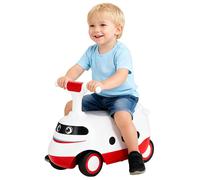 COSTWAY Porteur Enfants avec Klaxon et Rangement sous le Siège, Thème du Train, pour 19-36 Mois, 50 x 25,5 x 40 cm Blanc